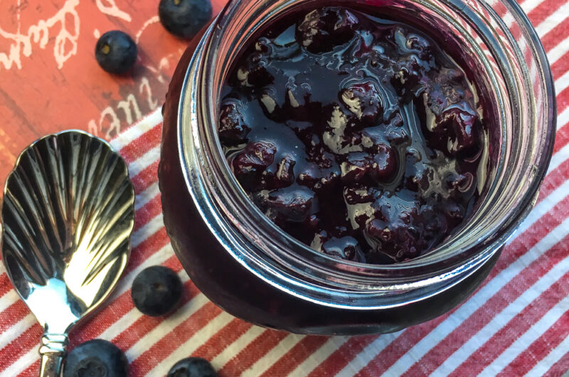 blueberry maple compote