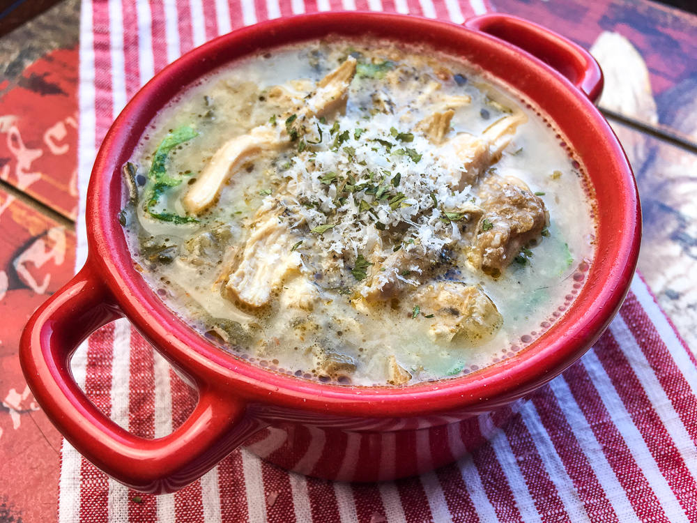 Instant Pot Chicken Florentine Soup