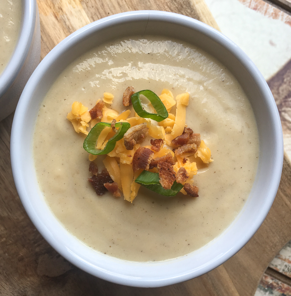 instant pot cauliflower and leek soup recipe