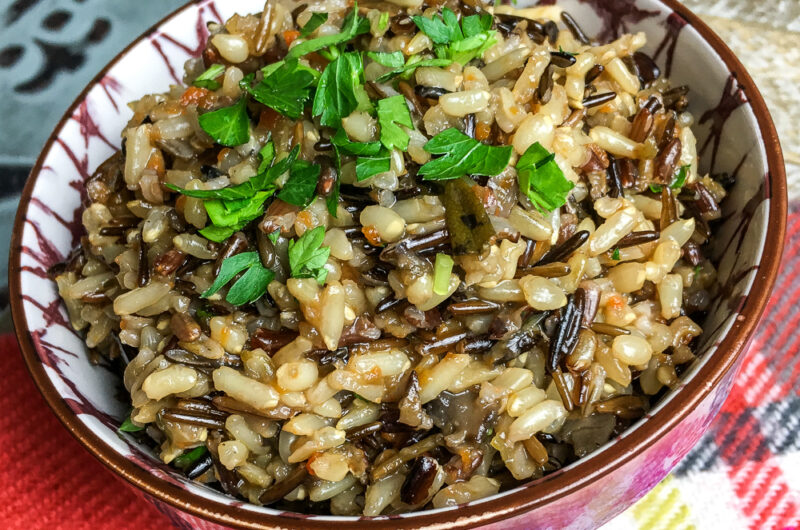 wild rice pilaf